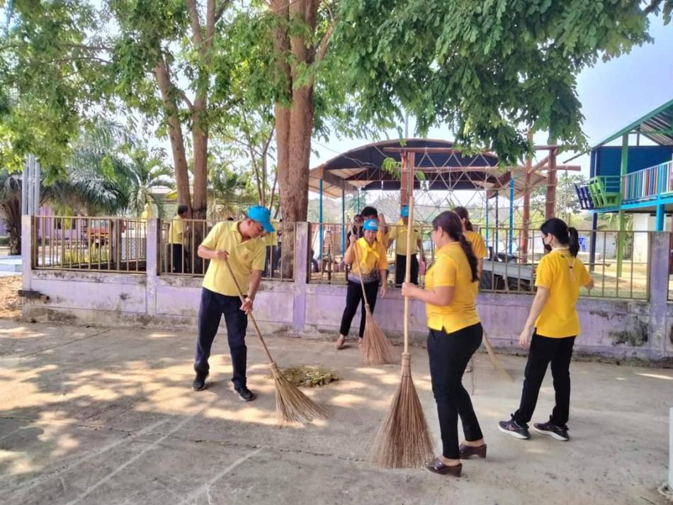 กิจกรรมเฉลิมพระเกียรติฯ รวมพลังสร้างสัปปายะสู่วัดด้วยวิถี 5 ส (Big Cleaning Day)
