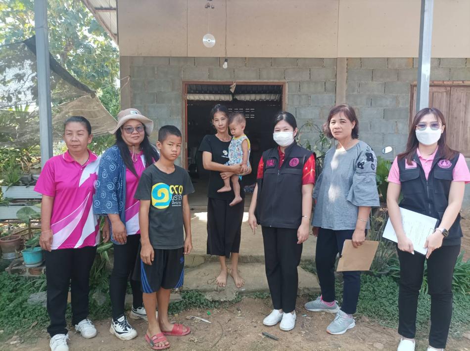 ลงพื้นที่ตรวจสอบผู้ประสบปัญหาทางสังคมในพื้นที่