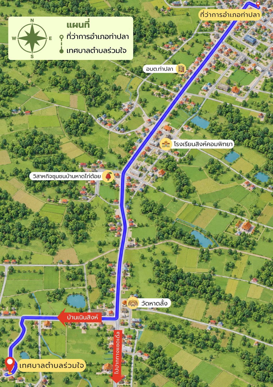 แผนผังเทศบาลตำบลร่วมใจ