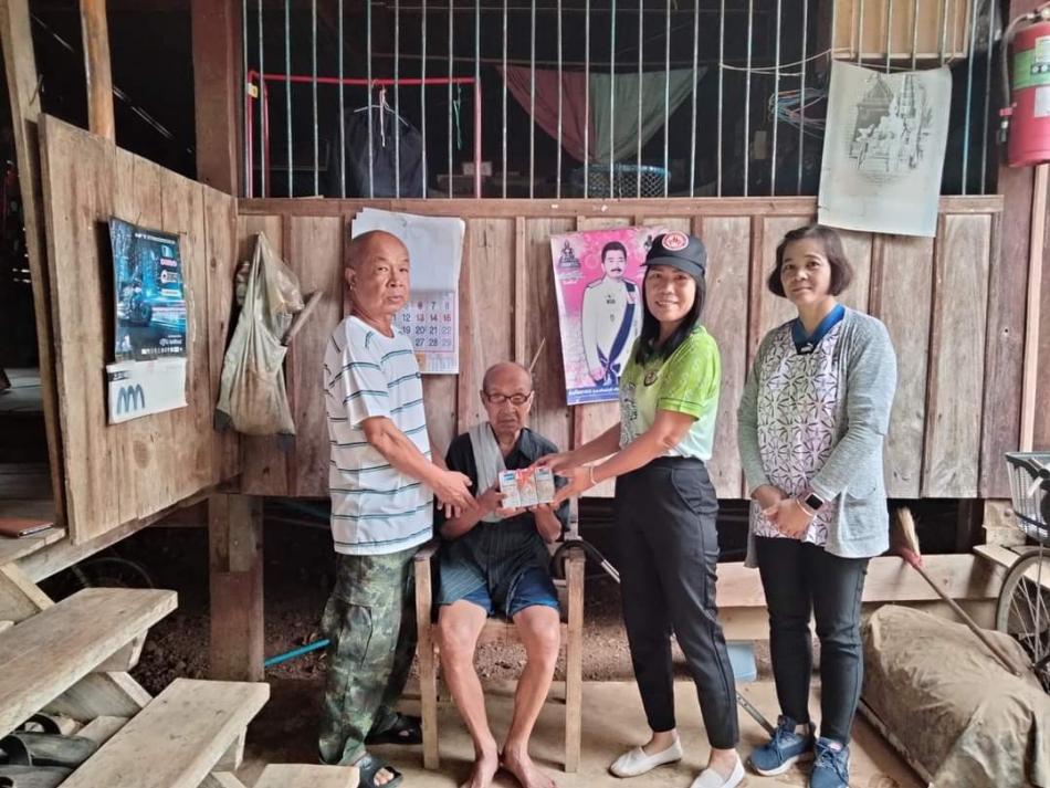 ลงพื้นที่เยี่ยมผู้ป่วยที่มีภาวะพึ่งพิง ผู้สูงอายุ และคนพิการ 